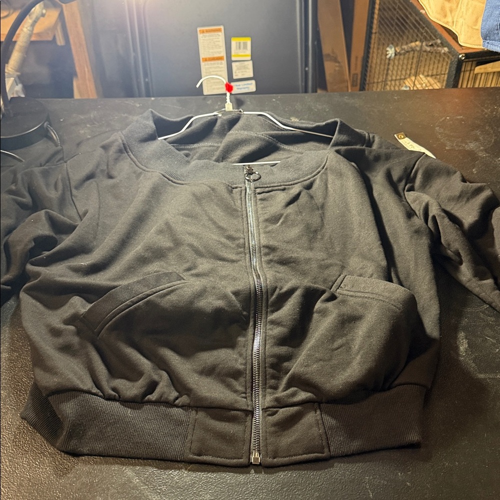 Black Zip-Up Jacket